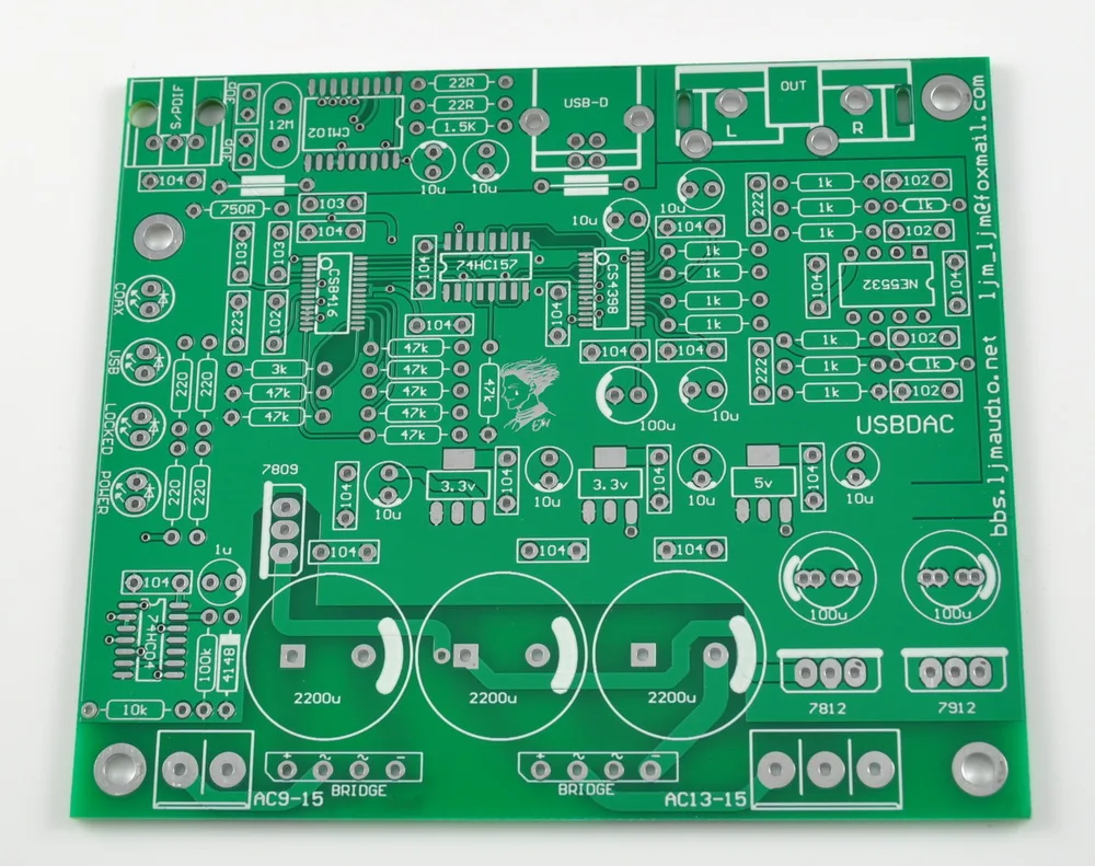 CS8416 CS4398 плата DAC с USB оптическим волокном 24/192K декодер AC15V 32 K 192 K/24BIT готовая доска|dac