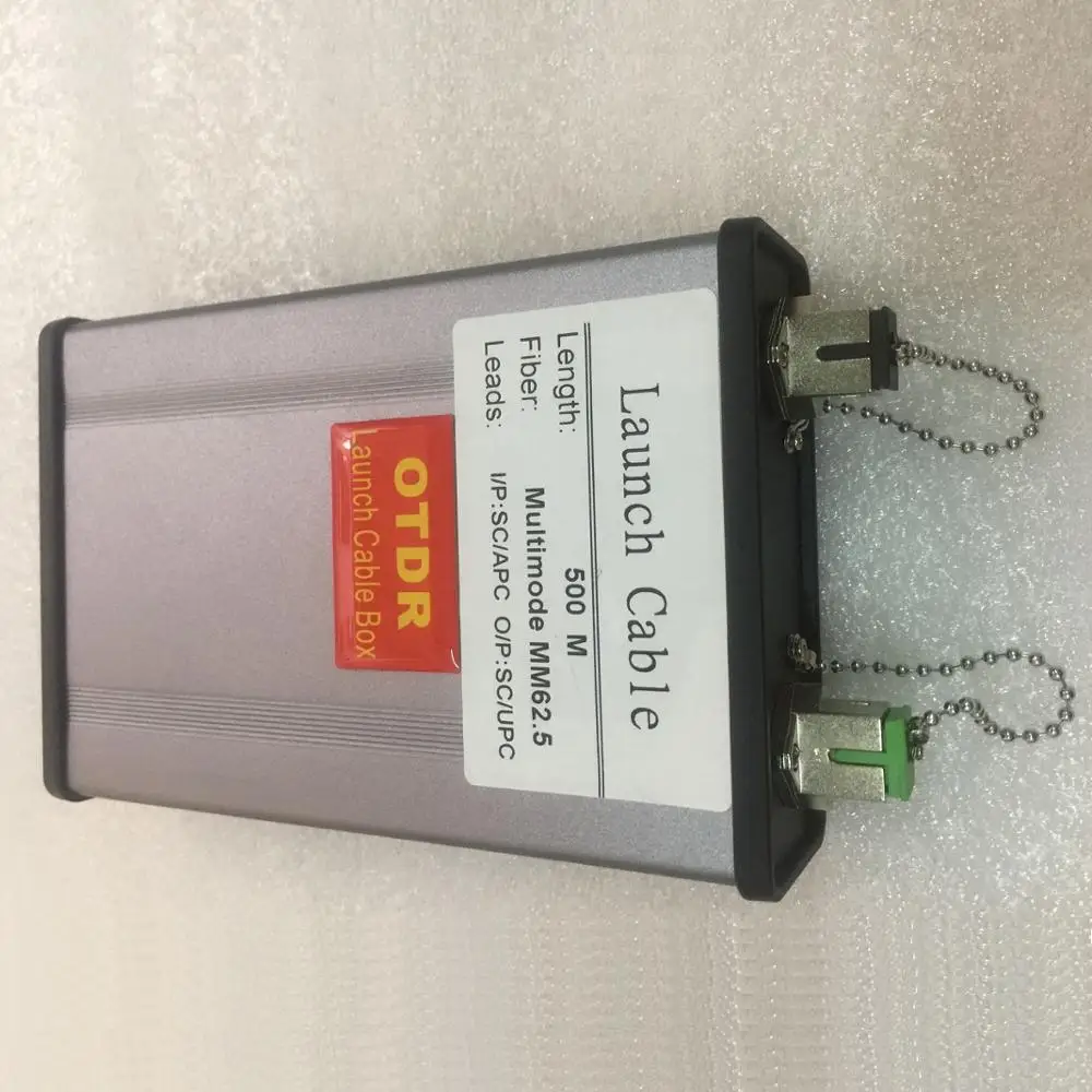 Мини оптическое волокно OTDR Launch Cable Box Dead Zone Eliminator Multimode 62 5/125um 500m|Оптоволоконное