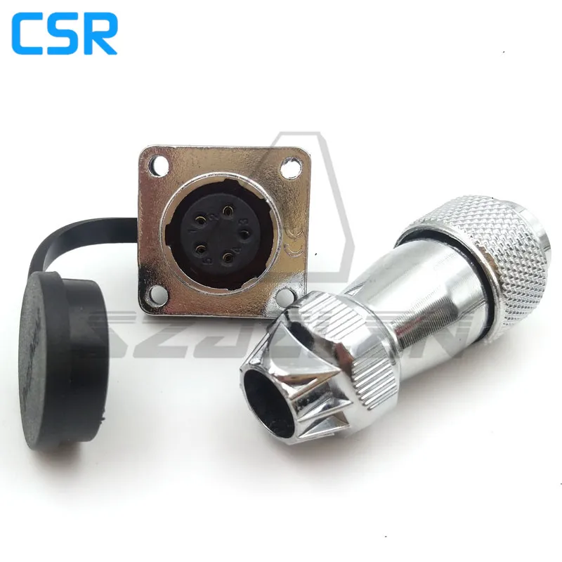 Серия WS16 водонепроницаемый 5 контактный разъем и розетка промышленная