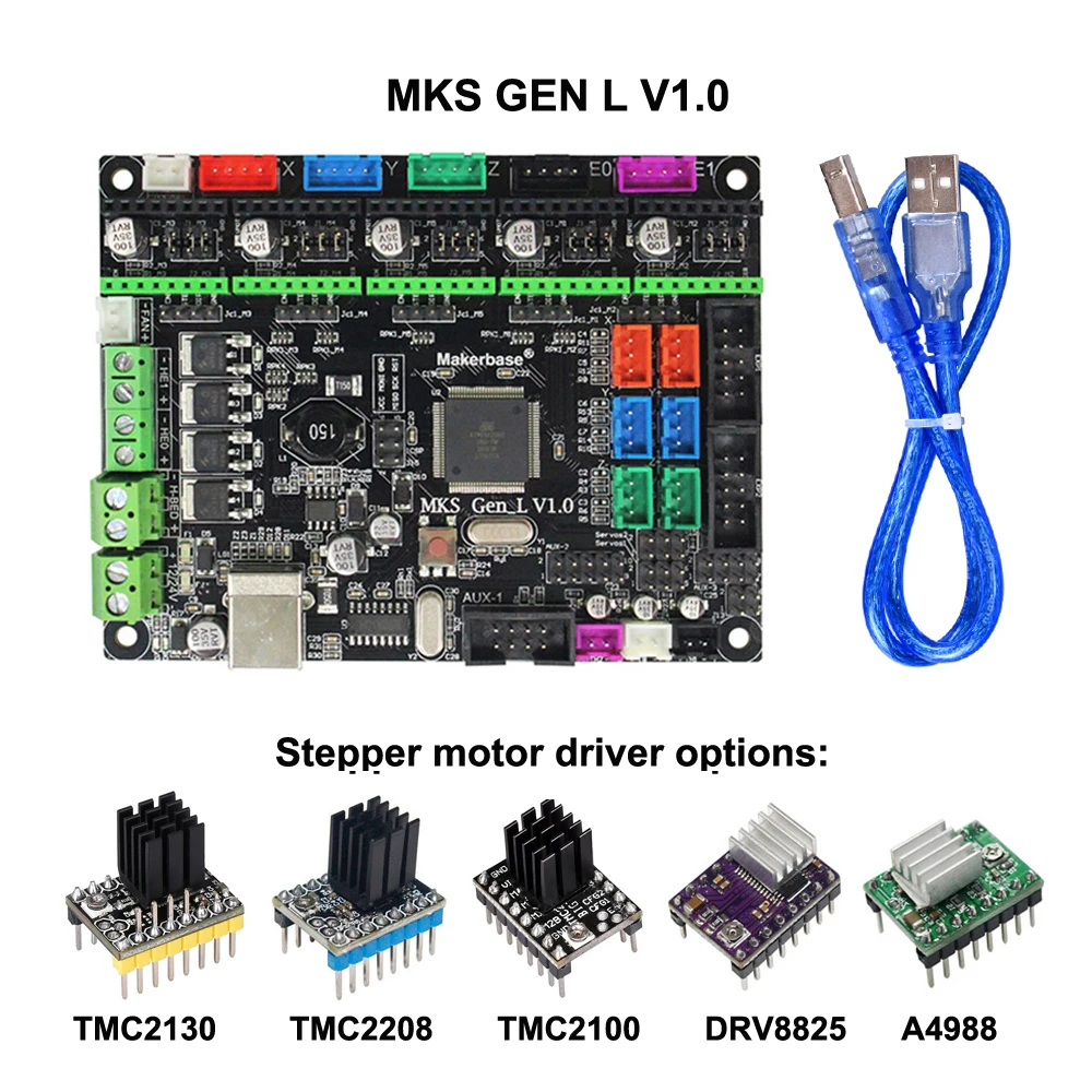 MKS GEN L V1.0 плата контроллера 3D принтера совместима с Ramps1.6 Mega2560 R3 Поддержка