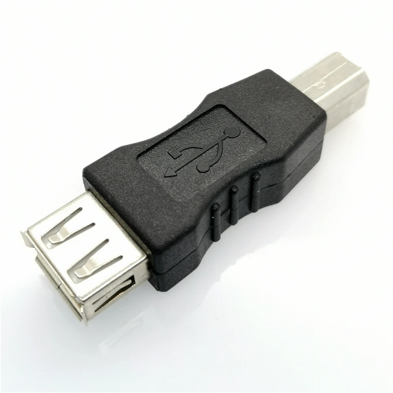 Переходник с USB 2 0 A на B папа портативный черный мини-адаптер AF BM для пк компьютера