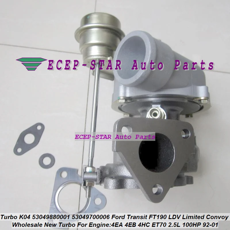 K04 53049880006 53049700001 53049700006 Turbo для Ford Transit FT190 1992 01 LDV Limited Convoy 4EA 4EB 4HC ET70 2.5L