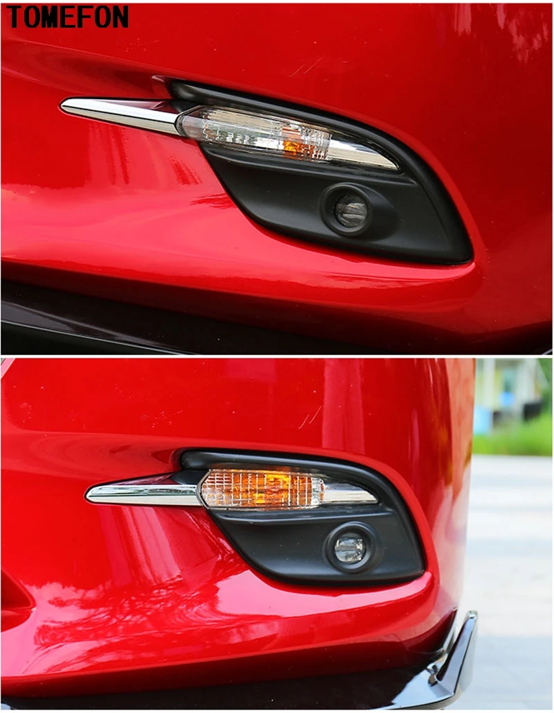 Для Mazda 3 M3 Axela 2017 2018 ABS хром авто передняя противотуманная фара крышка для век