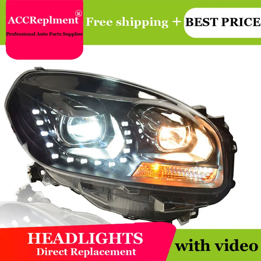 Автостайлинг для Renault Koleos фары 2012 2016 светодиодный ные DRL линзы двойной луч H7 HID