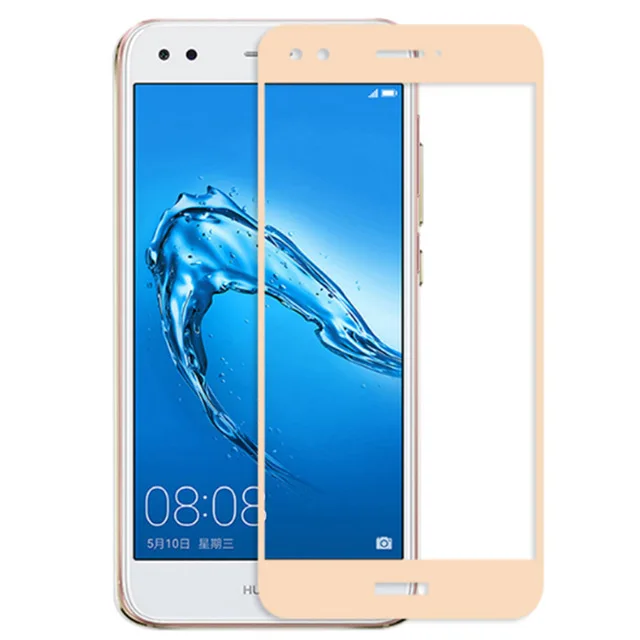 Nova Lite полное покрытие из закаленного стекла для huawei Nova Lite /Y6 Pro /P9 lite mini SLA-L22 SLA-L02 SLA L22 защитная пленка - Цвет: Gold