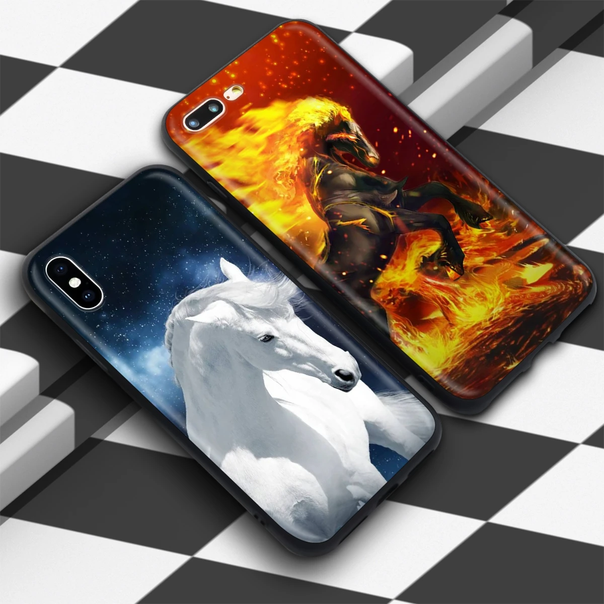 Чехол Lavaza с изображением лошади для iPhone 12 mini 11 Pro XS Max XR X 8 7 6 6S Plus 5 5s se | Мобильные