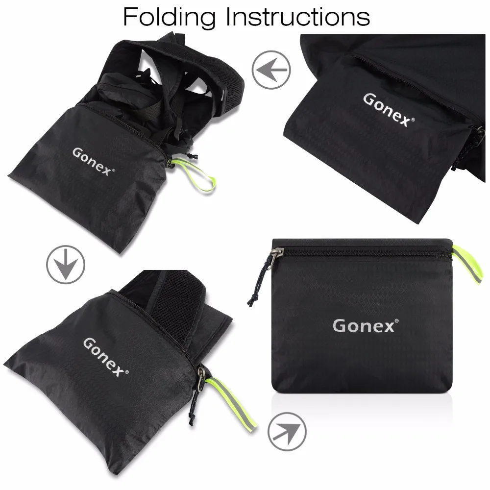Ультралегкий рюкзак Gonex 30 л повседневная нейлоновая Складная Наплечная Сумка для