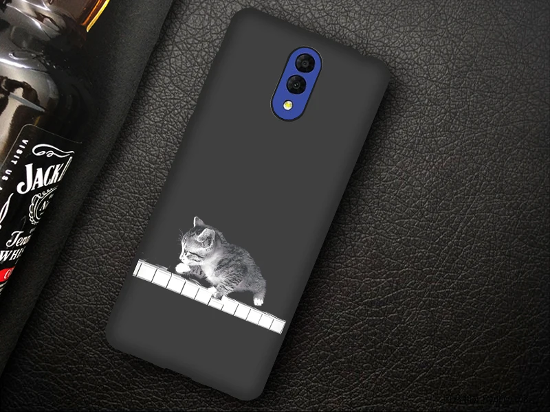 JURCHEN Case For Alcatel 3L Case Soft Tpu Silicone Back Cover For Alcatel 3L 3 L Case Cover Funda Printing Bag Cartoon