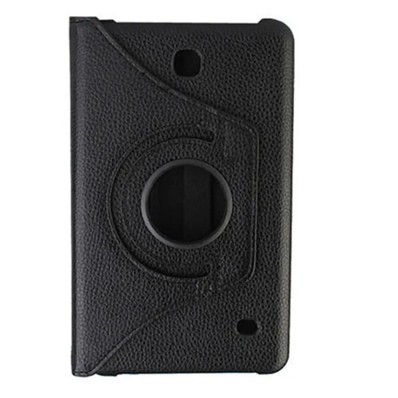 Black SM-T230 SM-T231 чехол для samsung Galaxy Tab 4 7,0 дюймов T230 T231 T235 360 Вращение флип-чехол из искусственной кожи чехол для Lenovo Tab 4 7,0 Funda Capa - Цвет: Black
