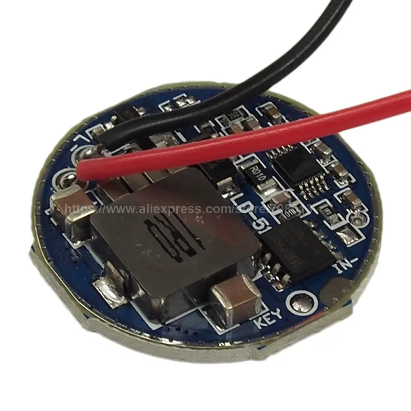 LD 51 28 мм 1.5A 2 ячейки 5 режимная повышающая плата драйвера для Cree XHP35 (1 шт.)|board board|board