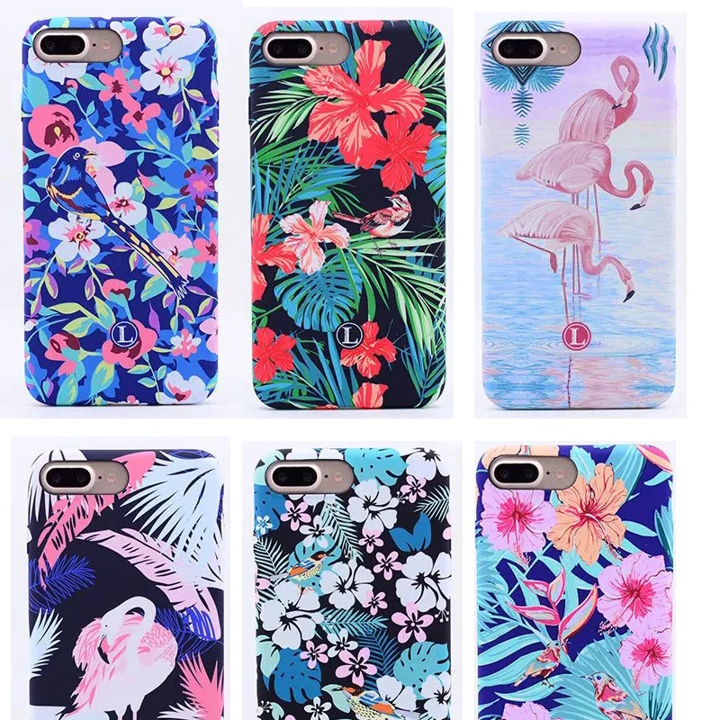 Hot Glow in the Dark Black Flower Floral Soft TPU Skin Cases For iPhone XS Max XR X 7 Plus 8 luminous fundas Coque |