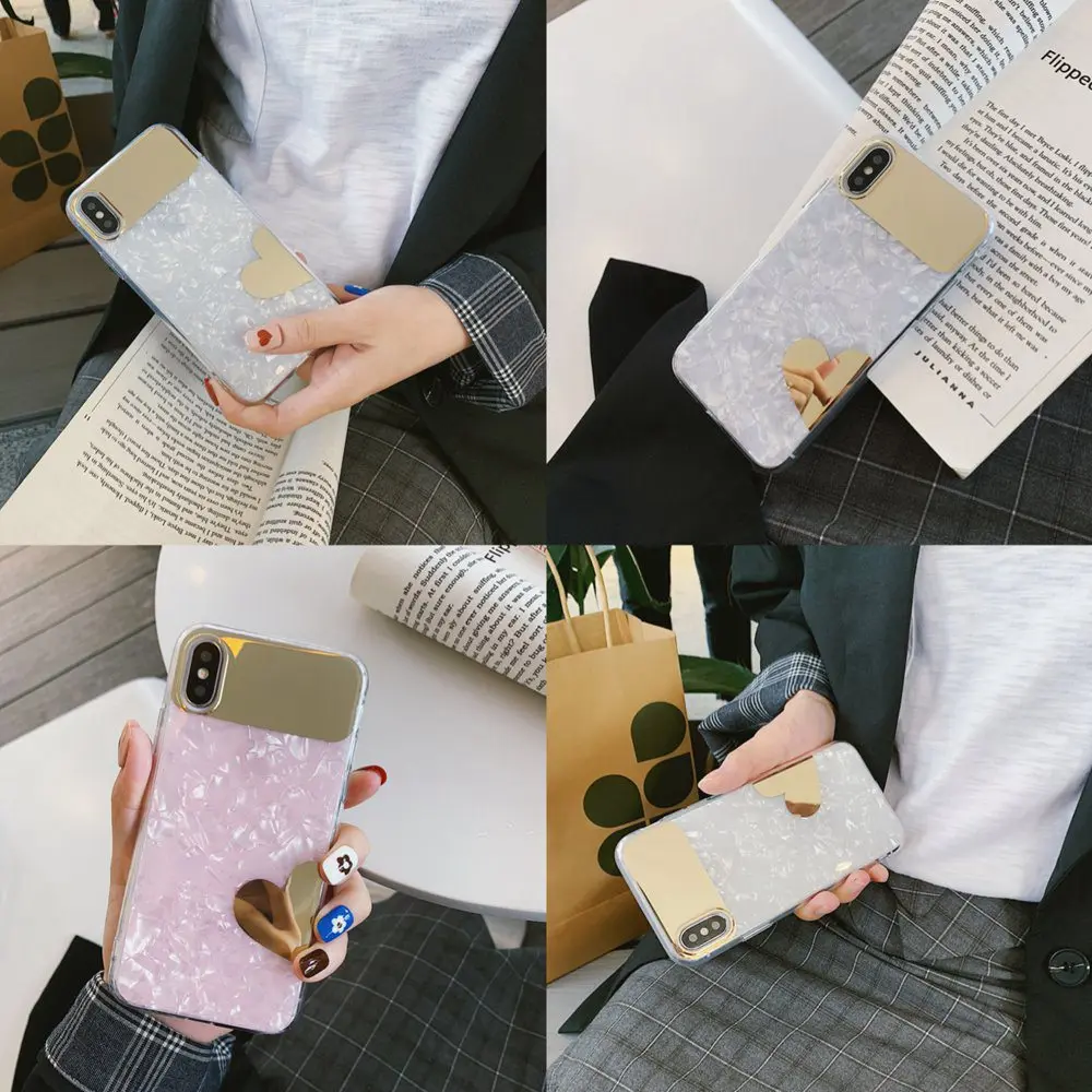 KISSCASE макияж зеркало телефон чехол для iPhone X XR 7 8 XS MAX блестящее стекло 6 6S Plus Жесткий