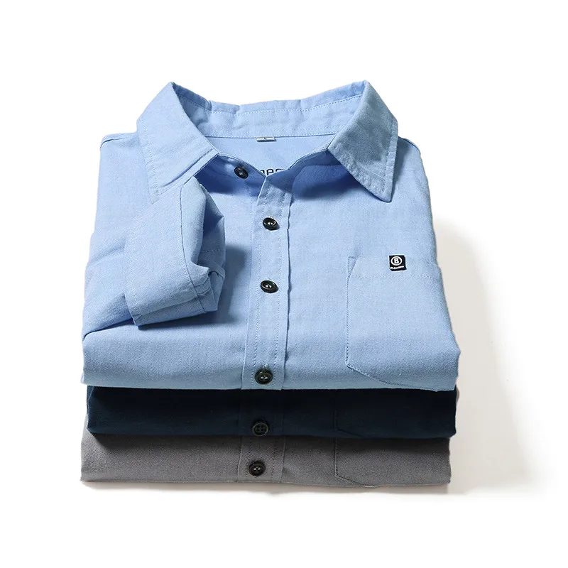 plus size 8XL 6XL 5XL 4XL New Arrived 2018 mens work shirts Brand Long sleeve solid men dress blue gray male | Мужская одежда
