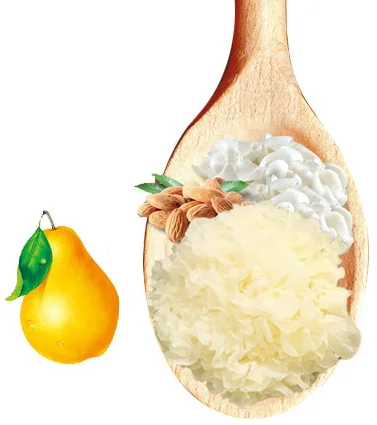 

Pure Natural 100g Plant Apricot Kernel & Lily & Tremella Mixed Powder Meal Powder Face Film Materials