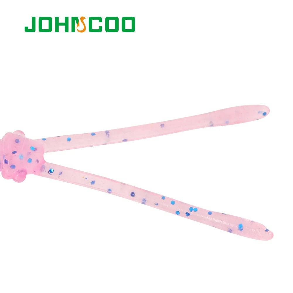 JOHNCOO 20 шт. плавающая приманка для рыбалки, Мягкая наживка 48 мм, 0,44 г, ТПР, мягкий червь, плавающая приманка, джиг-голова, искусственный червь