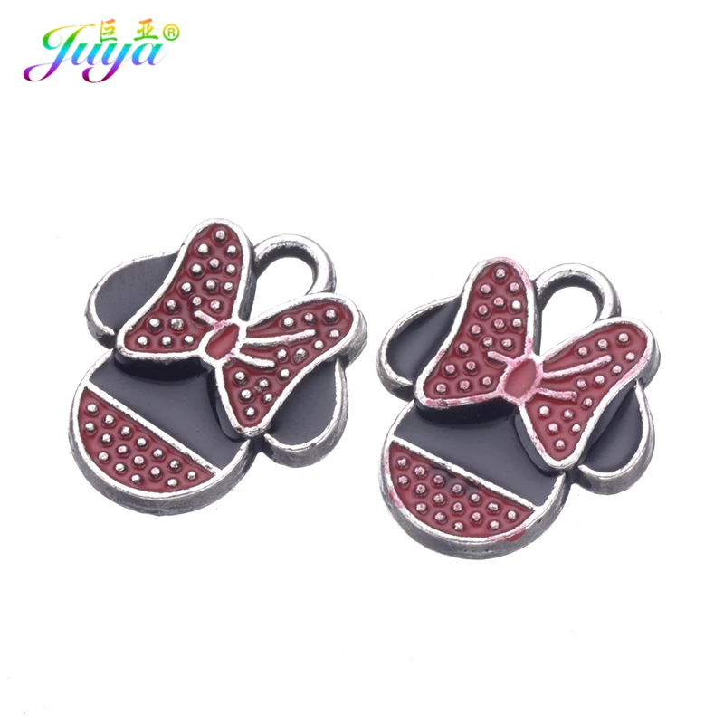 Juya DIY 15 шт./лот оптовые ювелирные изделия поставки эмаль животных беспроводной мини-маршрутизатор подвески для женщин детские ювелирные изделия изготовление