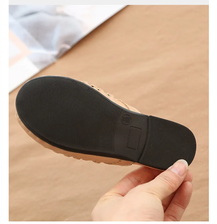 

Japanese Style Kids Shoes Princess Girls Sandals Summer Vintage Knitted Sandals for Girls Hollow Out Breathable sandalias nia