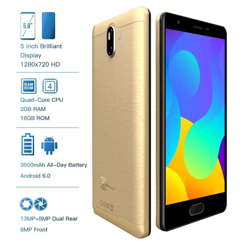 4G KXD KENXINDA S6 Android-смартфон Оперативная память 2 Гб Встроенная 16 MTK6737 4 ядра