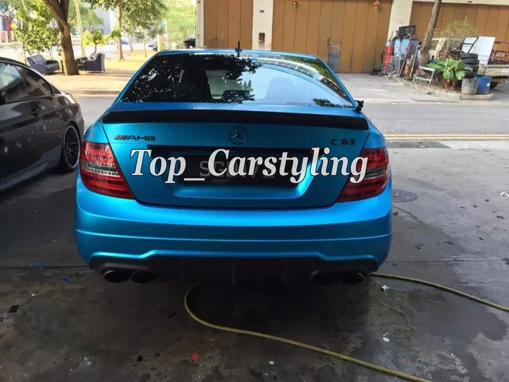 Титановая Синяя атласная матовая хромированная виниловая пленка для всего