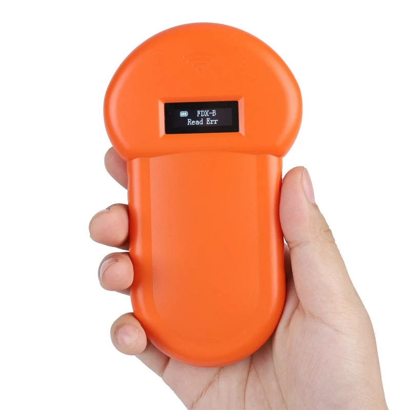 Портативный 134,2 кГц Pet RFID считыватель чипов ISO11784/11785 FDX-B для собаки кошки ЖК-дисплей животное сканер микрочипов Tag сканер штрих-кодов