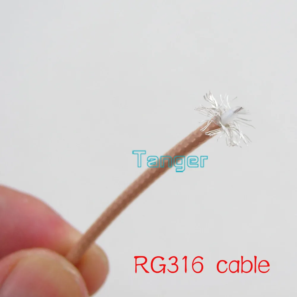 Удлинительный кабель переходник RG316 4 дюйма 10 см РЧ коаксиальный косичка с низкой