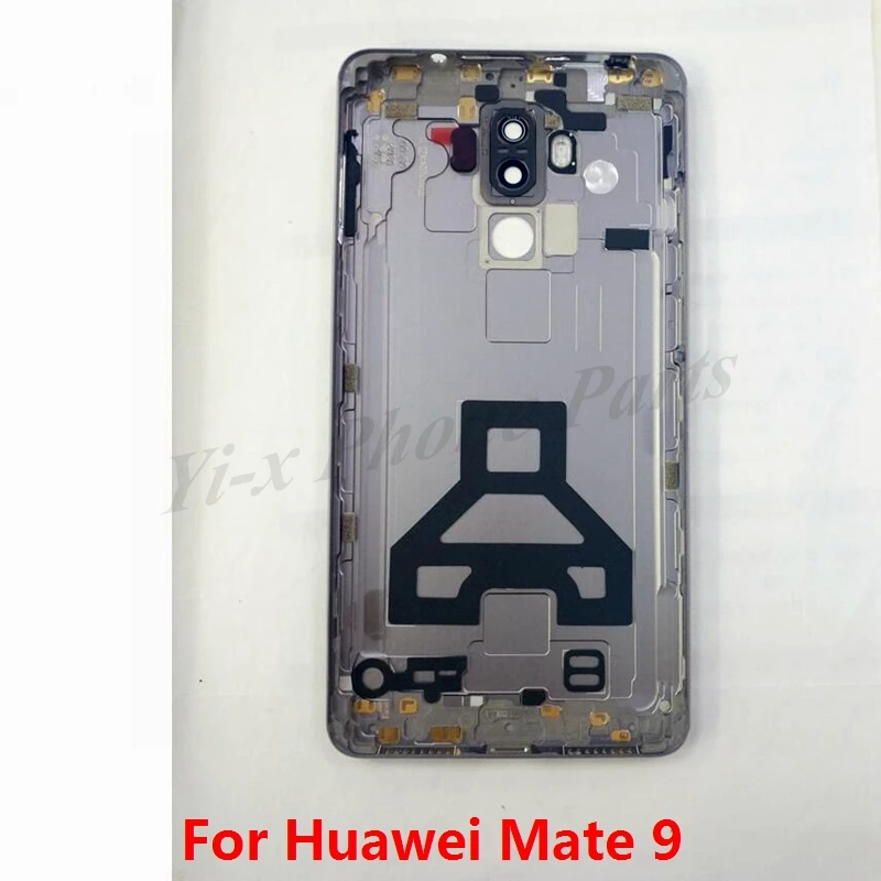 1 шт. для Huawei Mate 9 Новый чехол задней крышки батарейного отсека с объективом