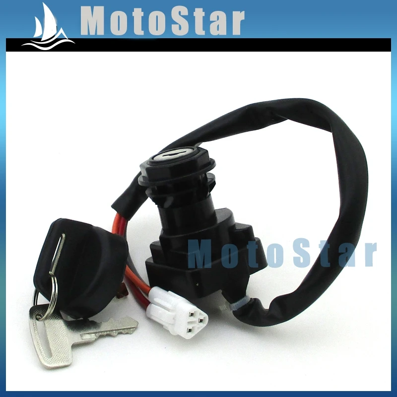 Ключ зажигания для Suzuki LTZ400 2005 2006 2007 2008 KFX400 DVX400 Kawasaki KFX400 KFX 400 2005 2006 ATV Quad 4 Wheeler
