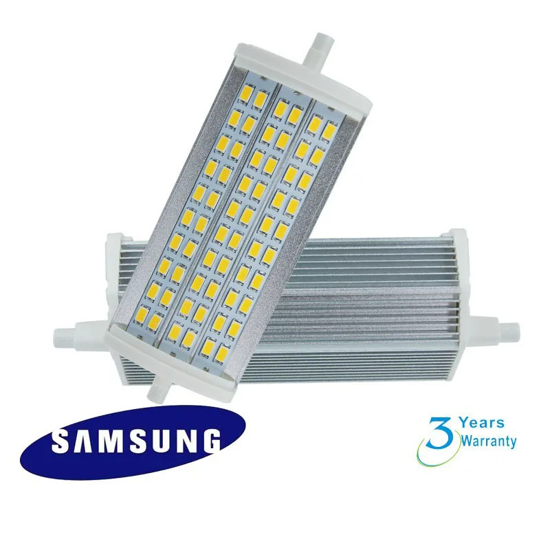 2 шт./лот 18 Вт LED R7S лампа 135 мм samsung SMD5730 прожектор источник света AC85 265V|led r7s lamp|r7s lampled