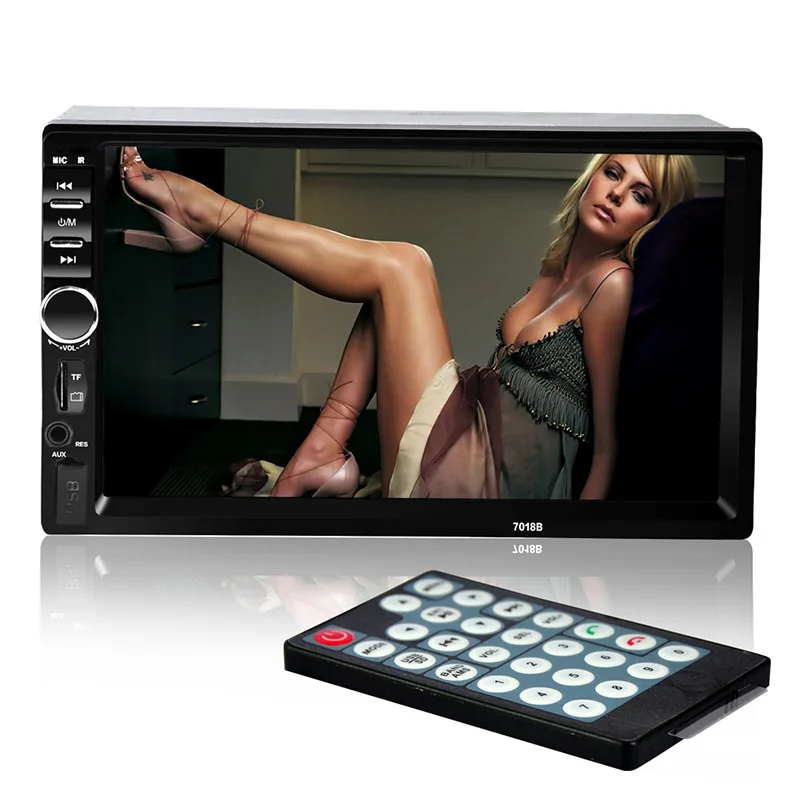 Авто Bluetooth Hands free автомобильный аудио HD 7 дюймов АВТОМОБИЛЬ MP4 MP5 обратный вход