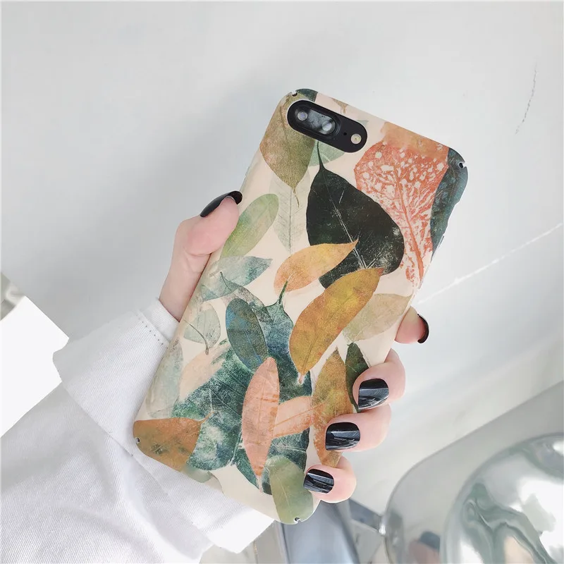 Kexin Summer Floral For Huawei P20 Mate20 Pro Case Matte Cover Retro Leaf Abstract Nova 4 3i 3 Honor10 Hard |