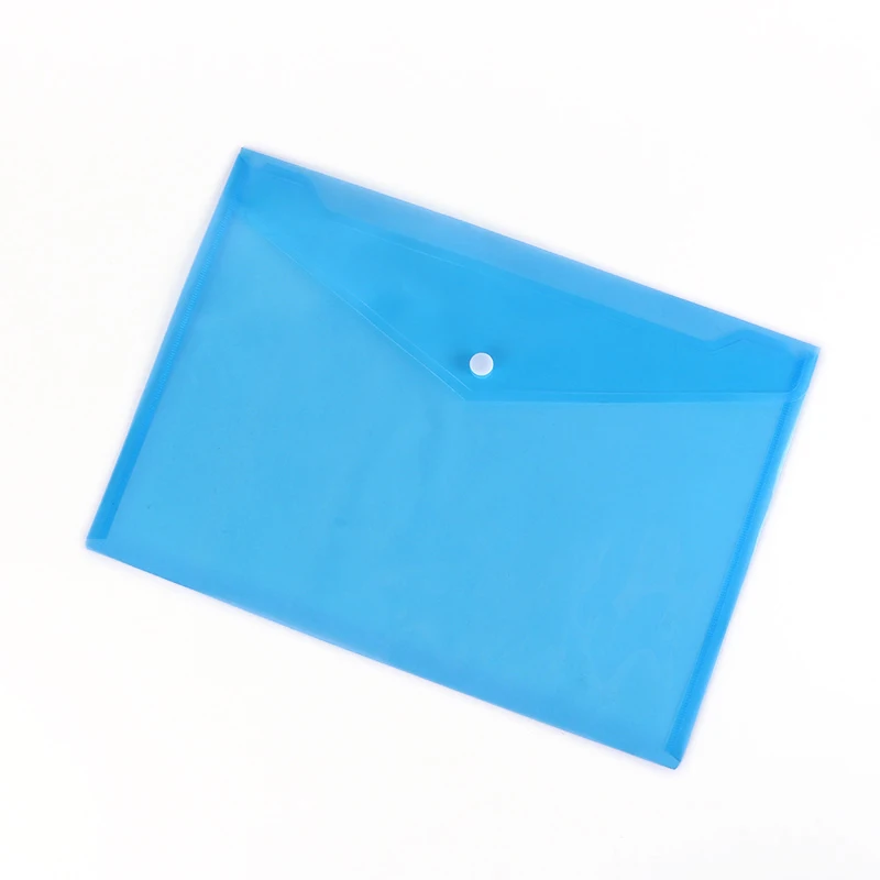 A4 33x24CM blue Папка для документов формата А4, органайзер, прозрачный, печатный, пластик, А5, Сумка для документов, Офисная папка, папка, скрепка для хранения, школьные принадлежности - Цвет: A4 33x24CM blue