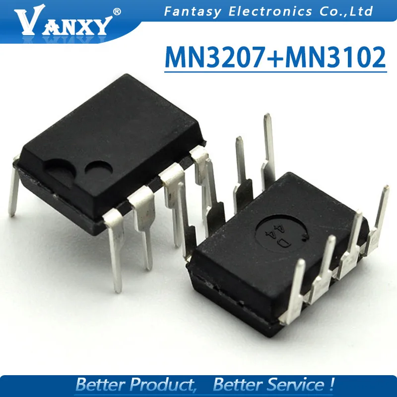 10 шт. 5 пар (5 MN3207 + MN3102 ) DIP-8 BL3102 BL3207 DIP8 DIP | Электронные компоненты и принадлежности