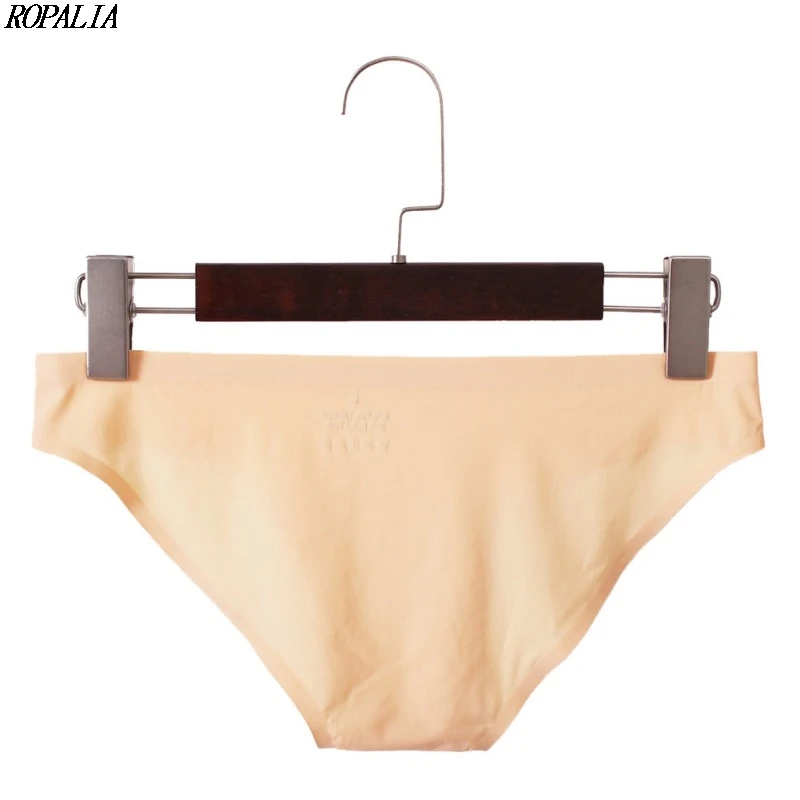 Мужские эластичные бесшовные трусы белые ультратонкие дышащие из ледяного шелка