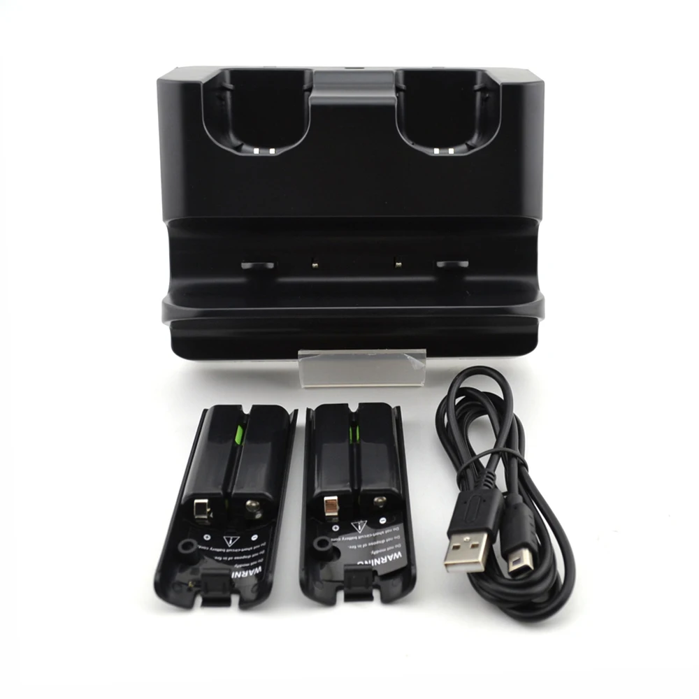 5PCS Remote for Wii Wii-U two-in-one Controller stand charger Dual Charging Dock Station with Battery Pack and USB cable | Электроника