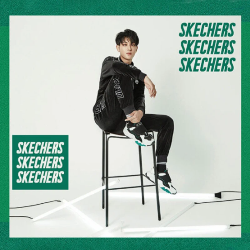 Skechers/Мужская обувь повседневные дышащие кроссовки D'lites с сеткой удобная