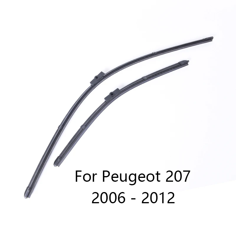 Лезвия очистителей лобового стекла автомобиля для Peugeot 207 форма 2006 2007 2008 2009 2010 2011