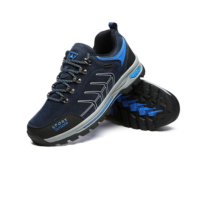 Мужские кожаные ботинки на меху коричневые непромокаемые до щиколотки теплая