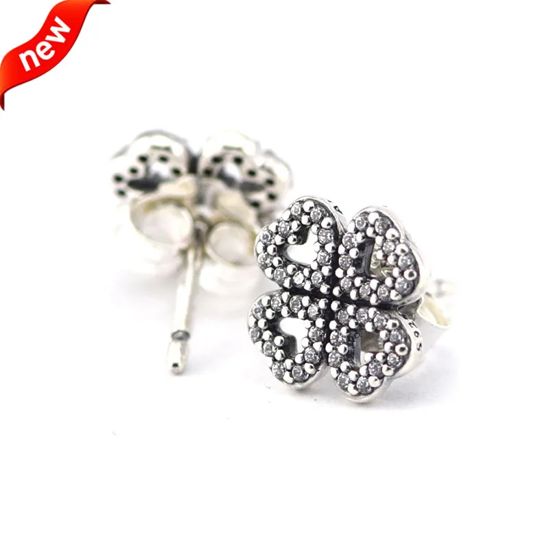 Серьги на день святого валентина подарок оригинальной аутентичной 925 серебряные