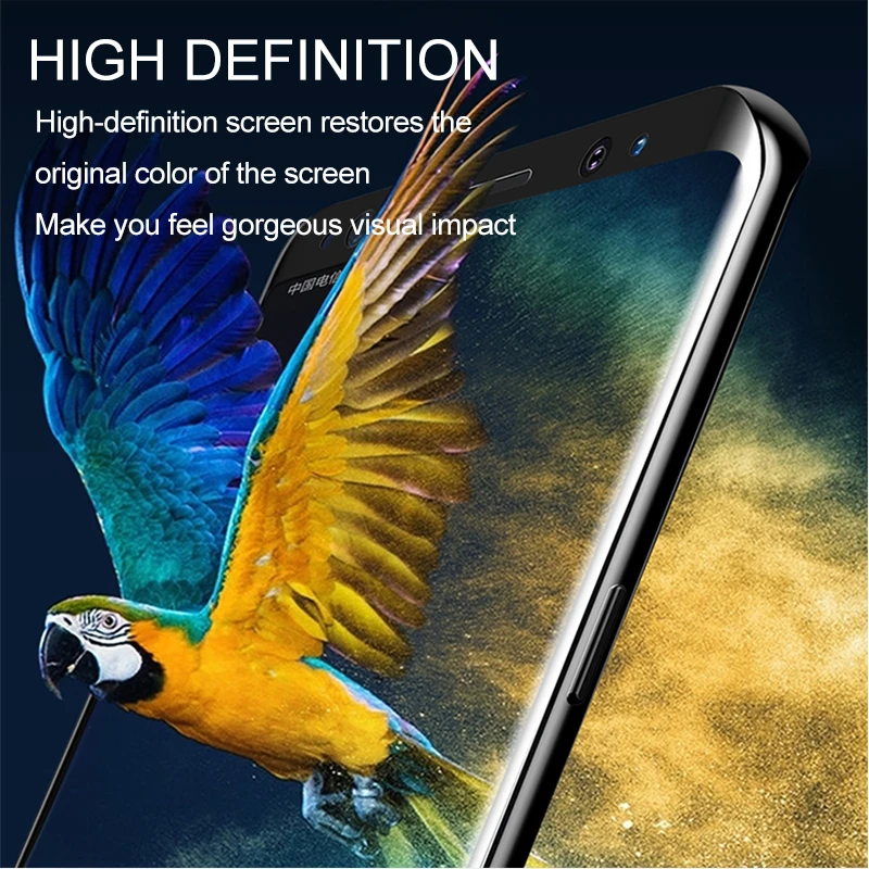 Закаленное защитное стекло 9D для Samsung Galaxy S9 S8 Plus note 8 9|Защитные стёкла и плёнки