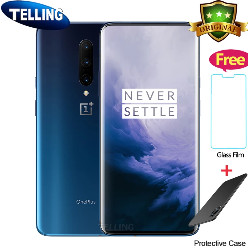 30 подарки Global Oneplus 7 Pro мобильный телефон Oxygen OS 4G LTE Snapdragon 855 Восьмиядерный 6,6" QHD+ изогнутый экран NFC OTA