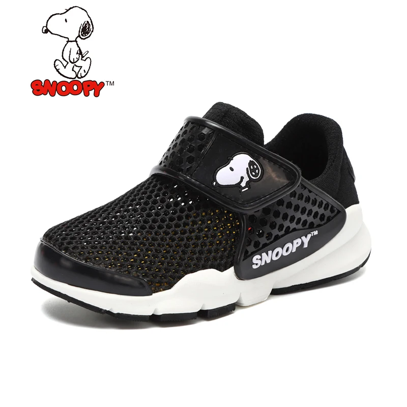 Snoopy/детская повседневная обувь для девочек летние воздушные сетчатые спортивные