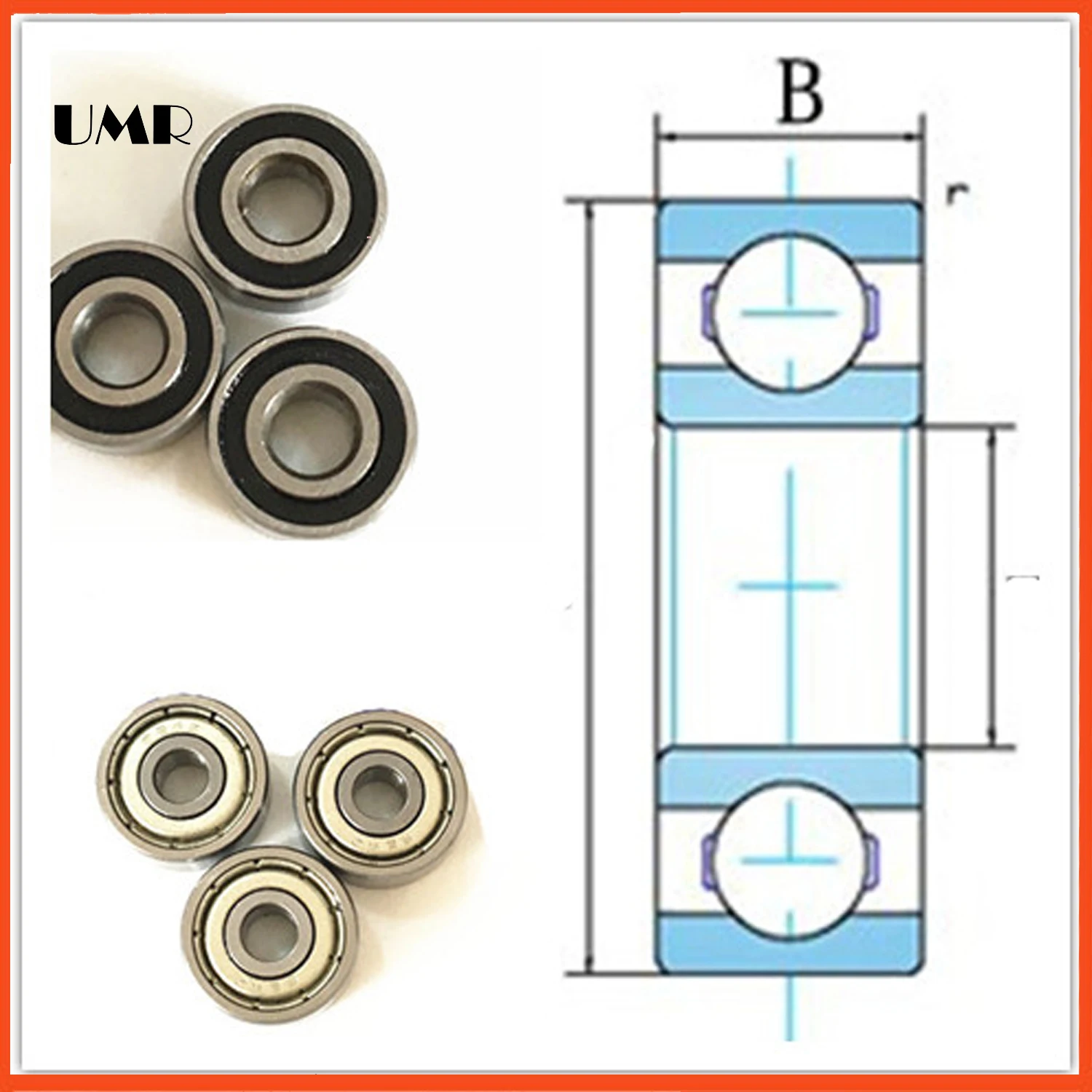 629ZZ подшипник ABEC 5 9x26x8 мм миниатюрный 629Z мяч Подшипники 629 ZZ emq Z3V3 2RS 9*26*8 UMR