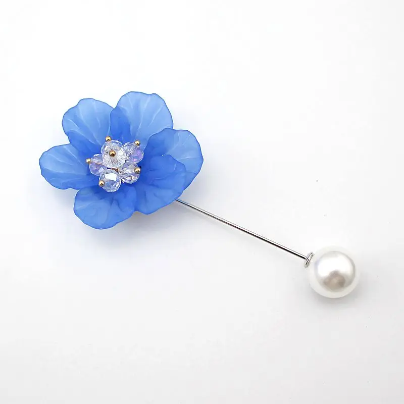 Модная брошь-цветок на лацкан для костюмов свадьбы корсажа куртки палочки брошка