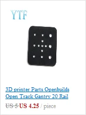 3D принтер Openbuilds v-слот черный угловой разъем кронштейн с углом 90 градусов подходит 20 мм