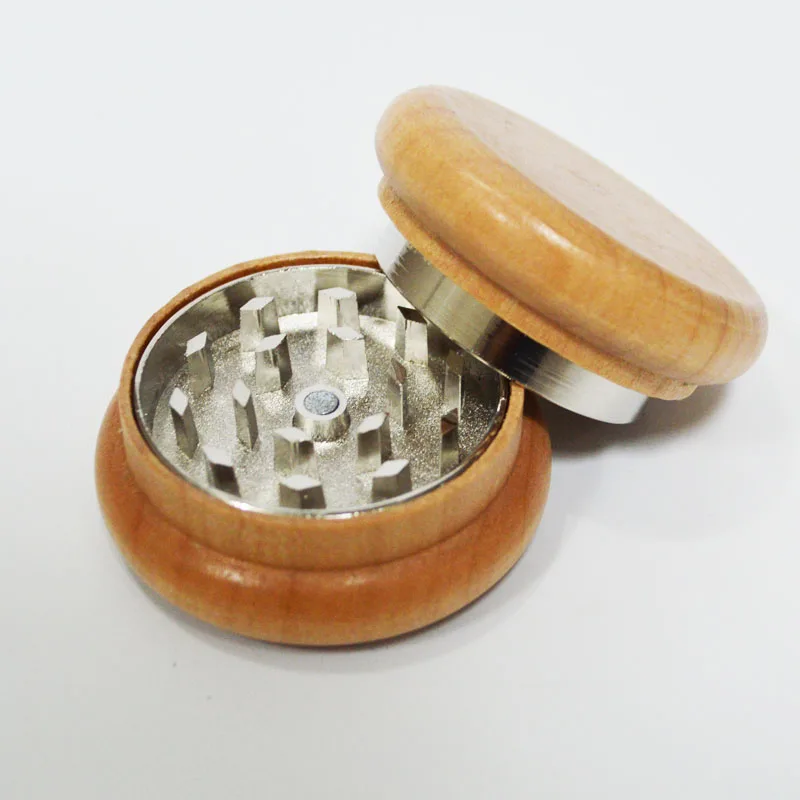 Новая мода 2 части шлифовальный станок деревянный измельчитель табака и трав для