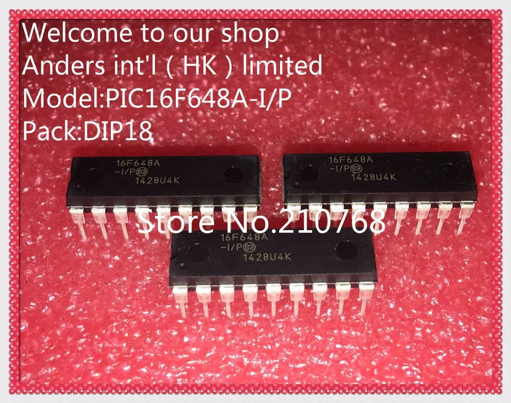10 шт./лот PIC16F648AIP PIC16F648A PIC16F648 16F648A DIP18|microchip kit|microchip picmicrochip ic |