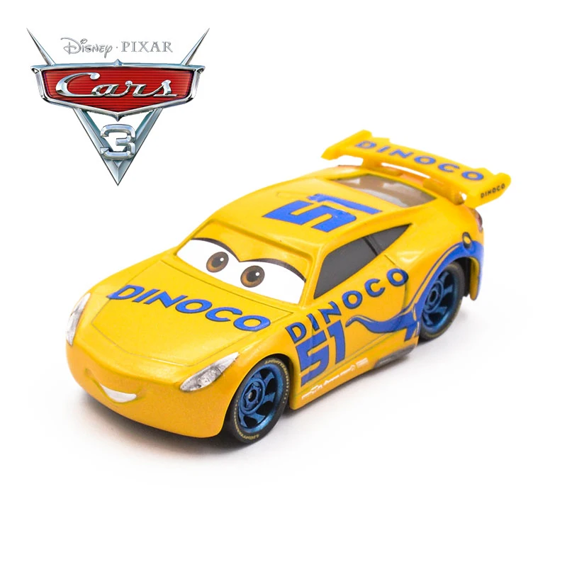 Игрушечные машинки Disney Pixar тачки 3 Литые металлические игрушечные King Chick Hicks Dinoco Curz