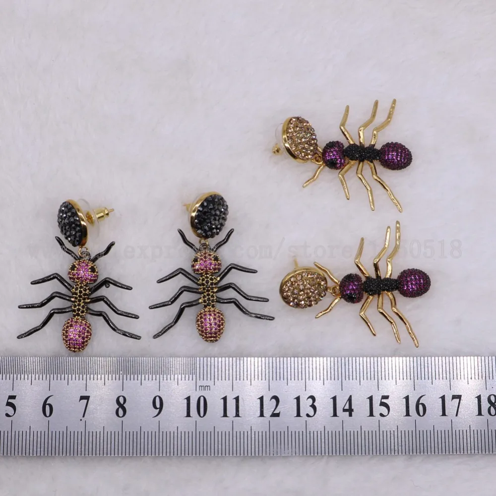Серьги из муравьиных насекомых новый дизайн высокое качество подарок для женщин