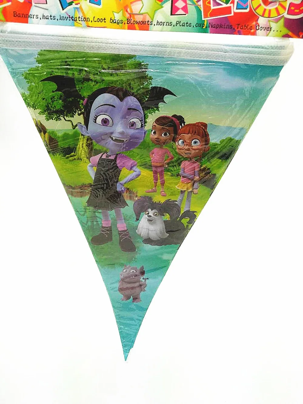 Одноразовые набор столовых приборов 21 шт./лот 10 лет Применение Vampirina Мультяшные