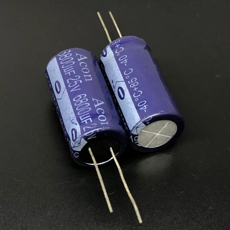 5 шт./лот мкФ 25 в 18x36 мм 25V6800uF хорошее качество Алюминиевый электролитический